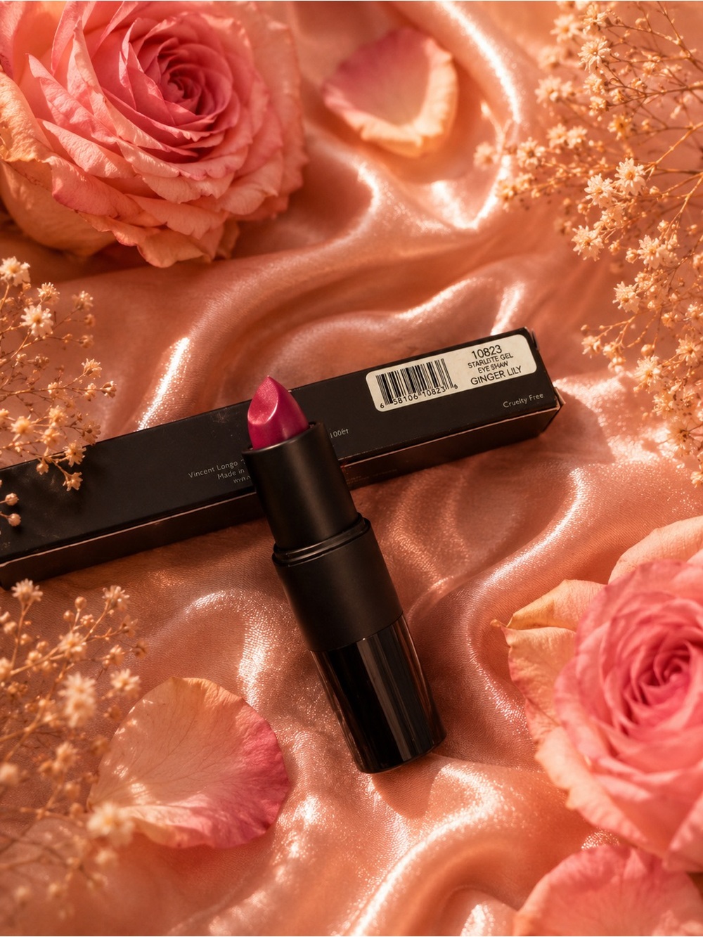 Vibrant Pink Cream Lipstick - Women Vincent Longo deep rose lipstick in a rich,